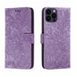 Lace Flower Embossing Flip Leather Phone Case