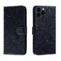Lace Flower Embossing Flip Leather Phone Case