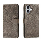 Lace Flower Embossing Flip Leather Phone Case