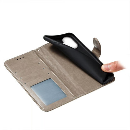 Lace Flower Embossing Flip Leather Phone Case