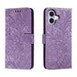Lace Flower Embossing Flip Leather Phone Case