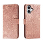 Lace Flower Embossing Flip Leather Phone Case