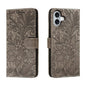 Lace Flower Embossing Flip Leather Phone Case, For iPhone Air, For iPhone 16 Pro Max, For iPhone 16 Pro, For iPhone 16 Plus