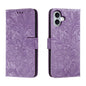 Lace Flower Embossing Flip Leather Phone Case