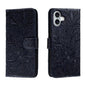 Lace Flower Embossing Flip Leather Phone Case, For iPhone Air, For iPhone 16 Pro Max, For iPhone 16 Pro, For iPhone 16 Plus