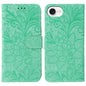Lace Flower Embossing Flip Leather Phone Case