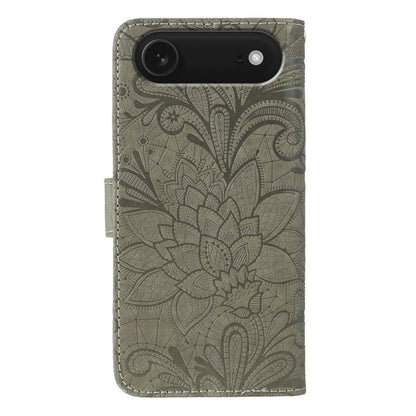 Lace Flower Embossing Flip Leather Phone Case, For iPhone Air, For iPhone 16 Pro Max, For iPhone 16 Pro, For iPhone 16 Plus