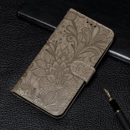 Lace Flower Embossing Flip Leather Phone Case, For iPhone Air, For iPhone 16 Pro Max, For iPhone 16 Pro, For iPhone 16 Plus