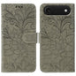 Lace Flower Embossing Flip Leather Phone Case, For iPhone Air, For iPhone 16 Pro Max, For iPhone 16 Pro, For iPhone 16 Plus