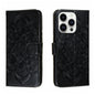 Sun Mandala Embossing Leather Phone Case, For iPhone 17, For iPhone Air, For iPhone 15 Pro Max