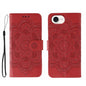 Sun Mandala Embossing Leather Phone Case, For iPhone 18 Pro / 17 Pro, For iPhone 18 Pro Max / 17 Pro Max, For iPhone 16e / 17e