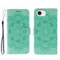 Sun Mandala Embossing Leather Phone Case, For iPhone 16e / 17e, For iPhone 17 Pro Max, For iPhone 17 Pro