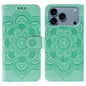 Sun Mandala Embossing Leather Phone Case, For iPhone 18 Pro / 17 Pro, For iPhone 18 Pro Max / 17 Pro Max, For iPhone 16e / 17e