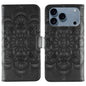 Sun Mandala Embossing Leather Phone Case, For iPhone 18 Pro / 17 Pro, For iPhone 18 Pro Max / 17 Pro Max, For iPhone 16e / 17e