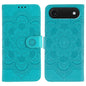 Sun Mandala Embossing Leather Phone Case, For iPhone 17, For iPhone Air, For iPhone 15 Pro Max