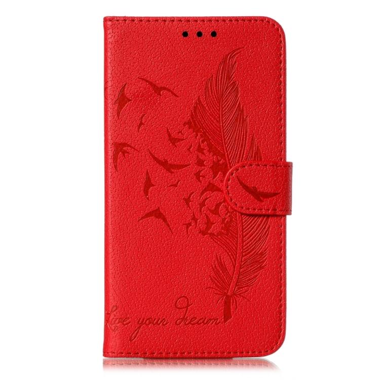 Feather Pattern Litchi Texture Leather Phone Case, For iPhone 17 Pro Max, For iPhone 17 Pro, For iPhone 17, For iPhone Air