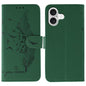 Feather Pattern Litchi Texture Leather Phone Case, For iPhone 17 Pro Max, For iPhone 17 Pro, For iPhone 17, For iPhone Air