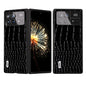 ABEEL Genuine Leather Crocodile Pattern Black Edge Phone Case, For Xiaomi Mix Flip, For Xiaomi Mix Fold 4, For Xiaomi Mix Fold 3