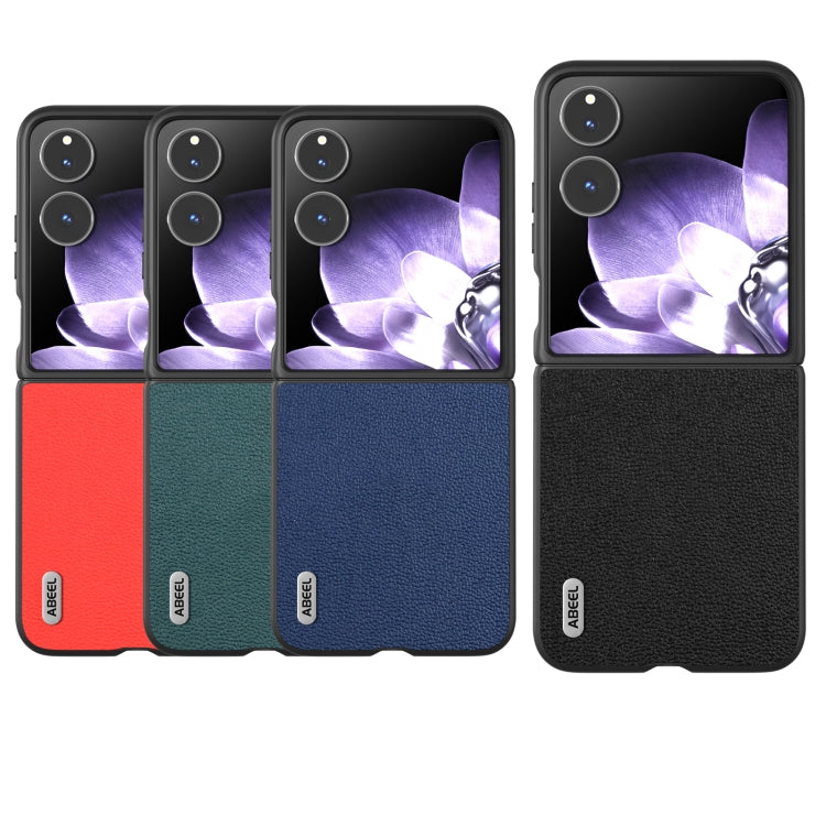 ABEEL Genuine Leather Luolai Series Phone Case, For Xiaomi Mix Flip, For Xiaomi Mix Fold 4, For Xiaomi Mix Fold 3