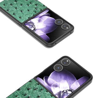 ABEEL Genuine Leather Ostrich Texture Phone Case, For Xiaomi Mix Flip, For Xiaomi Mix Fold 4, For Xiaomi Mix Fold 3