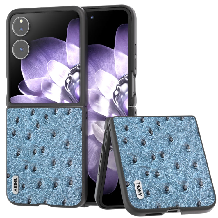 ABEEL Genuine Leather Ostrich Texture Phone Case, For Xiaomi Mix Flip, For Xiaomi Mix Fold 4, For Xiaomi Mix Fold 3