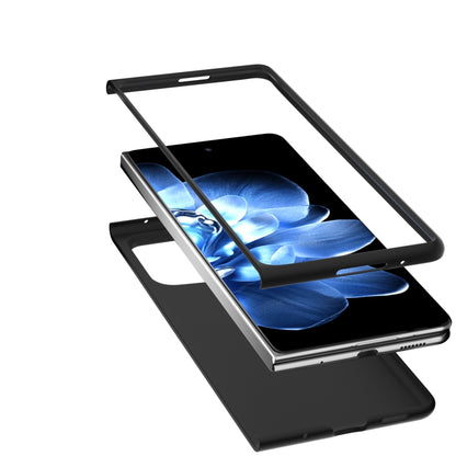 ABEEL Genuine Leather Silky Soft Black Edge Phone Case, For Xiaomi Mix Fold 4, For Xiaomi Mix Fold 3