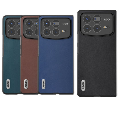 ABEEL Genuine Leather Silky Soft Black Edge Phone Case, For Xiaomi Mix Fold 4, For Xiaomi Mix Fold 3