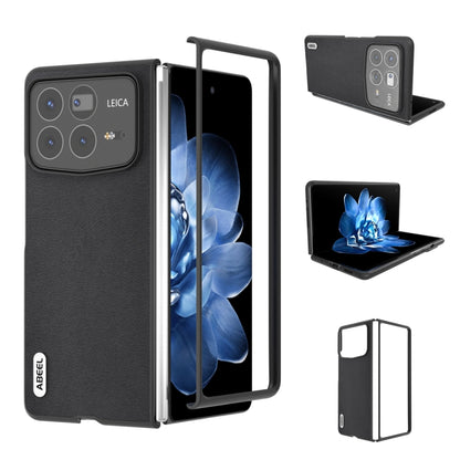 ABEEL Genuine Leather Silky Soft Black Edge Phone Case, For Xiaomi Mix Fold 4, For Xiaomi Mix Fold 3