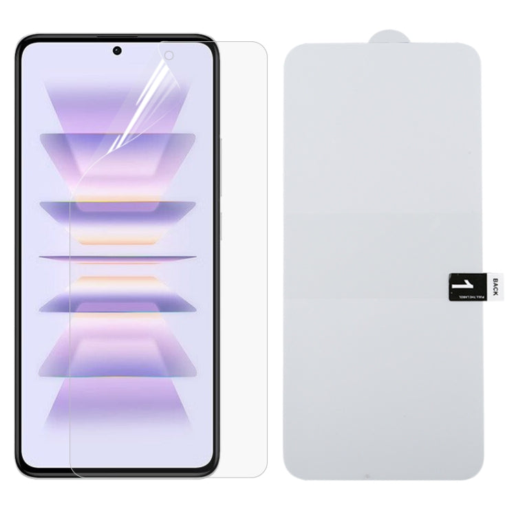 Full Screen Protector Explosion-proof Hydrogel Film, For Xiaomi Poco M7 Plus 5G, For Xiaomi 15T Pro 5G, For Xiaomi 15T 5G, For Redmi 15 4G 171.2mm, For Redmi 15 5G 169.5mm, For Redmi 15C 4G 171.5mm, For Redmi 15C 5G 173.1mm, For Redmi K80 Ultra        ...