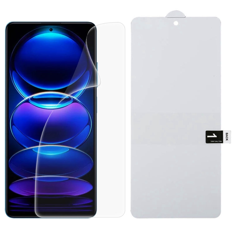 Full Screen Protector Explosion-proof Hydrogel Film, For Xiaomi Poco M7 Plus 5G, For Xiaomi 15T Pro 5G, For Xiaomi 15T 5G, For Redmi 15 4G 171.2mm, For Redmi 15 5G 169.5mm, For Redmi 15C 4G 171.5mm, For Redmi 15C 5G 173.1mm, For Redmi K80 Ultra        ...