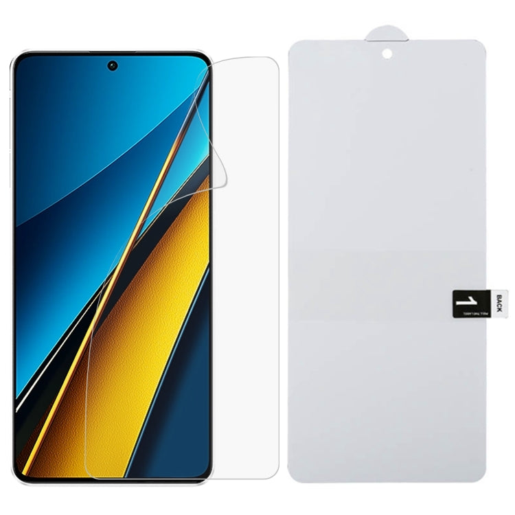 Full Screen Protector Explosion-proof Hydrogel Film, For Redmi 15 5G 169.5mm, For Redmi 15C 4G 171.5mm, For Redmi 15C 5G 173.1mm, For Redmi K80 Ultra, For Xiaomi Redmi Turbo 4 / Note 14S 4G, For Xiaomi Poco M7 5G, For Xiaomi Poco X7                    ...