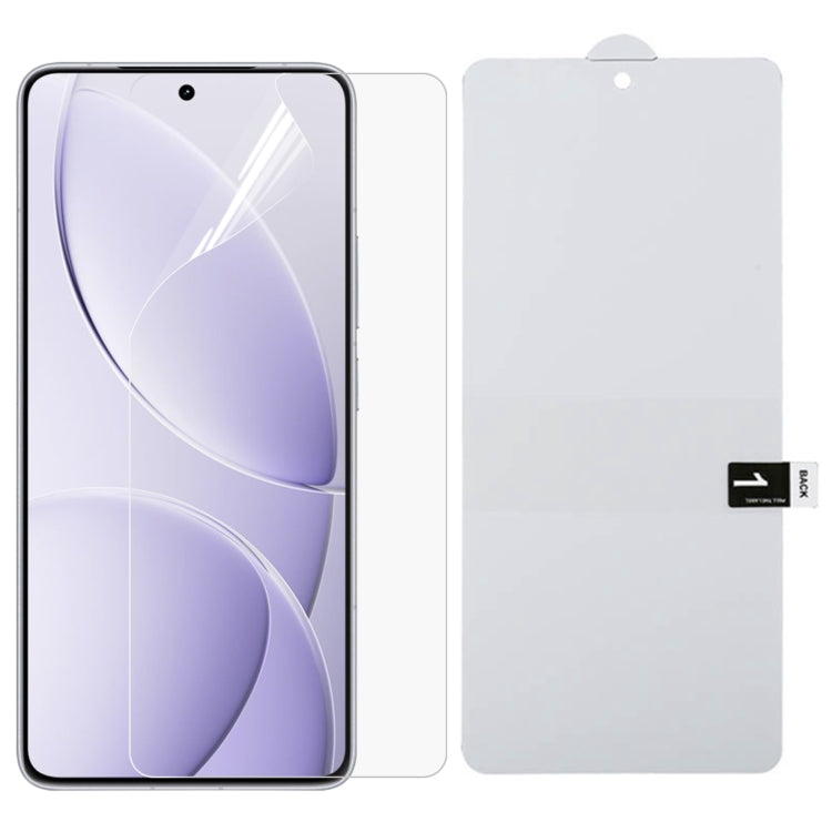 Full Screen Protector Explosion-proof Hydrogel Film, For Xiaomi Poco M7 Plus 5G, For Xiaomi 15T Pro 5G, For Xiaomi 15T 5G, For Redmi 15 4G 171.2mm, For Redmi 15 5G 169.5mm, For Redmi 15C 4G 171.5mm, For Redmi 15C 5G 173.1mm, For Redmi K80 Ultra        ...