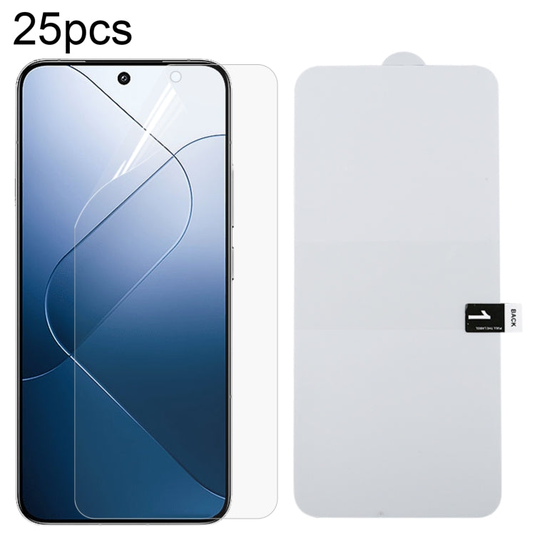 25pcs Full Screen Protector Explosion-proof Hydrogel Film, For Xiaomi Redmi K70 Pro / K70 Ultra, For Xiaomi Redmi K70 Pro Lamborghini, For Xiaomi Poco X6 Neo, For Xiaomi Redmi A3, For Xiaomi Redmi K70 / K70E, For Xiaomi Poco X6 5G                      ...