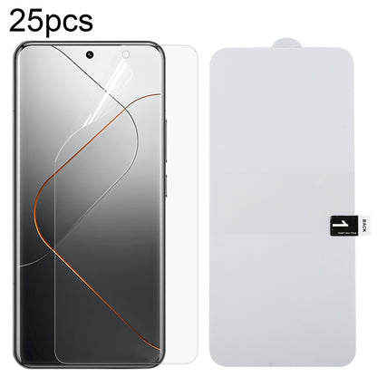 25pcs Full Screen Protector Explosion-proof Hydrogel Film, For Xiaomi Redmi K70 Pro Lamborghini, For Xiaomi Poco X6 Neo, For Xiaomi Redmi A3, For Xiaomi Redmi K70 / K70E, For Xiaomi Poco X6 5G, For Xiaomi 14 Pro / 14 Ultra, For Xiaomi 14               ...