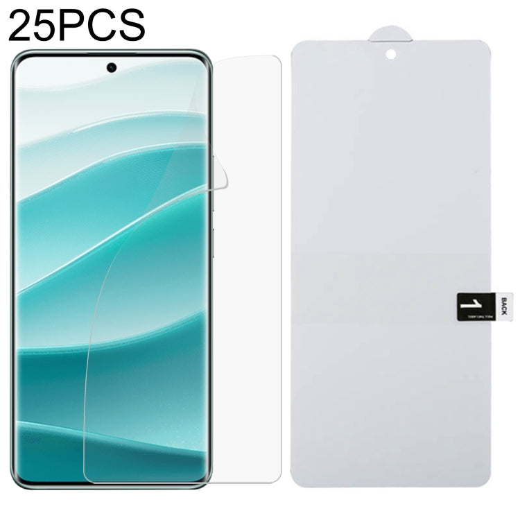 25pcs Full Screen Protector Explosion-proof Hydrogel Film, For Redmi 15 5G 169.5mm, For Xiaomi Poco C85 4G, For Redmi 15C 4G 171.5mm, For Redmi 15C 5G 173.1mm, For Redmi 15C 4G 173.1mm, For Redmi K80 Ultra, For Xiaomi Redmi Turbo 4 / Note 14S 4G       ...