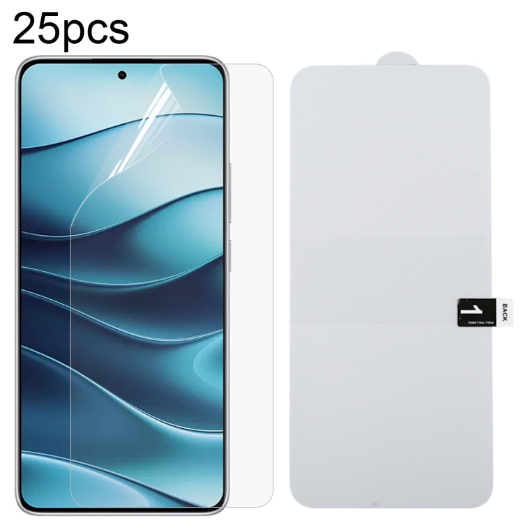 25pcs Full Screen Protector Explosion-proof Hydrogel Film
