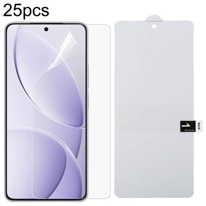 25pcs Full Screen Protector Explosion-proof Hydrogel Film, For Redmi 15 5G 169.5mm, For Xiaomi Poco C85 4G, For Redmi 15C 4G 171.5mm, For Redmi 15C 5G 173.1mm, For Redmi 15C 4G 173.1mm, For Redmi K80 Ultra, For Xiaomi Redmi Turbo 4 / Note 14S 4G       ...