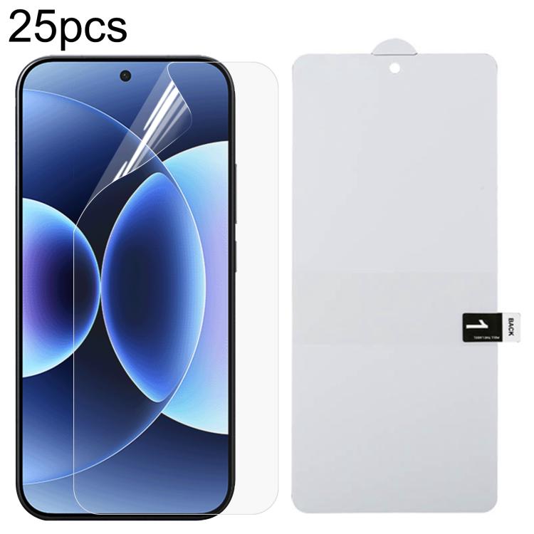 25pcs Full Screen Protector Explosion-proof Hydrogel Film