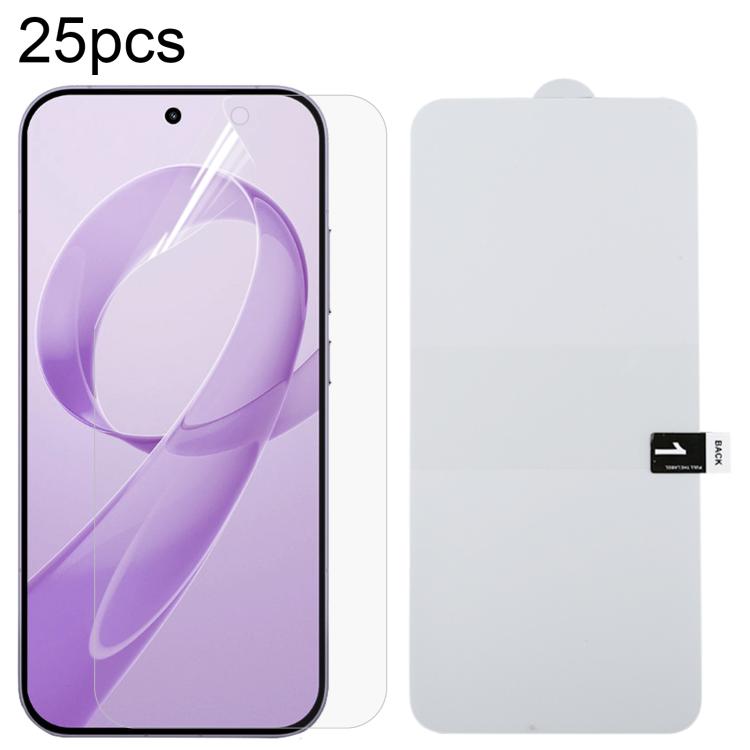25pcs Full Screen Protector Explosion-proof Hydrogel Film, For Xiaomi 17 Max 5G, For Redmi K90 Max 5G, For Xiaomi Poco C81x 4G, For Xiaomi 17T Pro 5G, For Xiaomi Poco M8s 5G, For Xiaomi Poco C81 Pro 4G, For Redmi A7 Pro 171mm / Poco C85x 5G            ...