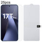 25pcs Full Screen Protector Explosion-proof Hydrogel Film, For Xiaomi 17 Max 5G, For Redmi K90 Max 5G, For Xiaomi Poco C81x 4G, For Xiaomi 17T Pro 5G, For Xiaomi Poco M8s 5G, For Xiaomi Poco C81 Pro 4G, For Redmi A7 Pro 171mm / Poco C85x 5G            ...