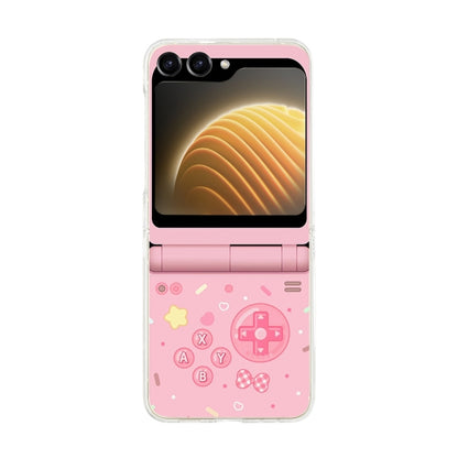 Painted Pattern PC Transparent Folding Phone Case, Series 1