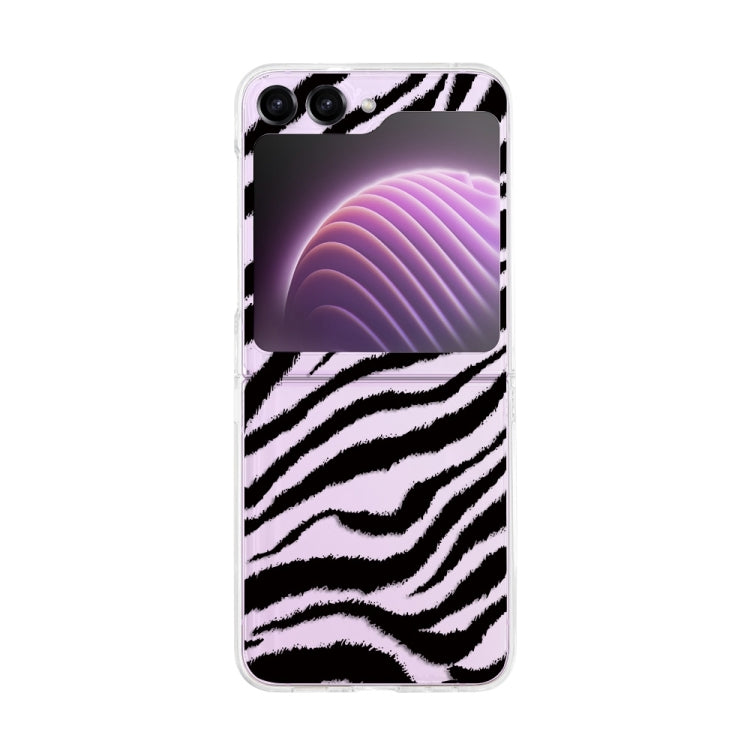 Painted Pattern PC Transparent Folding Phone Case, Series 1