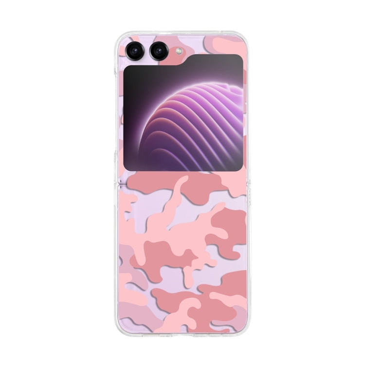 Painted Pattern PC Transparent Folding Phone Case, Series 1