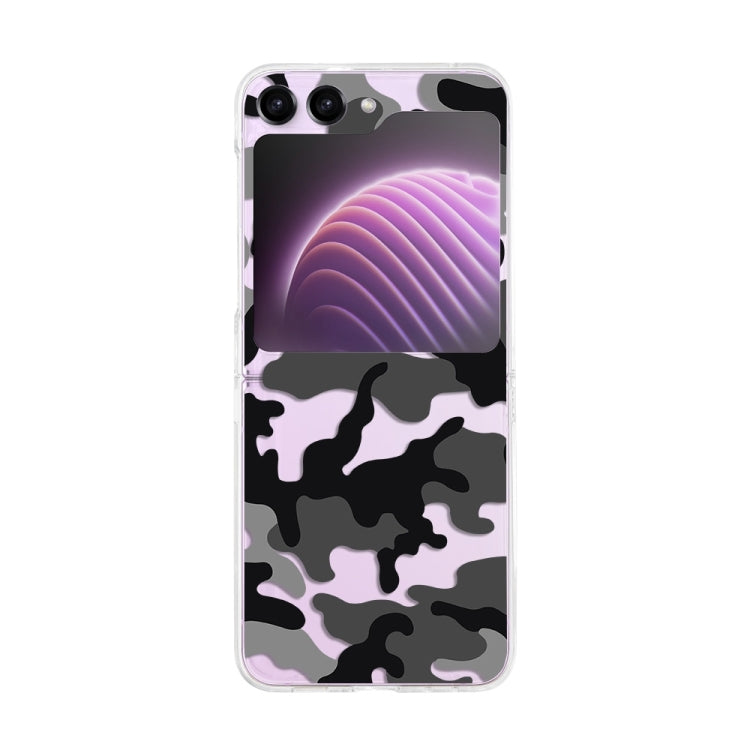 Painted Pattern PC Transparent Folding Phone Case, Series 1