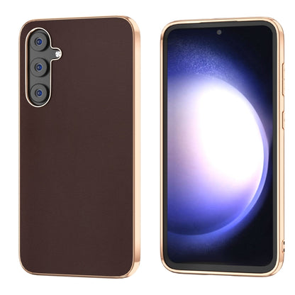 Genuine Leather Xiaoya Series Nano Plating Phone Case