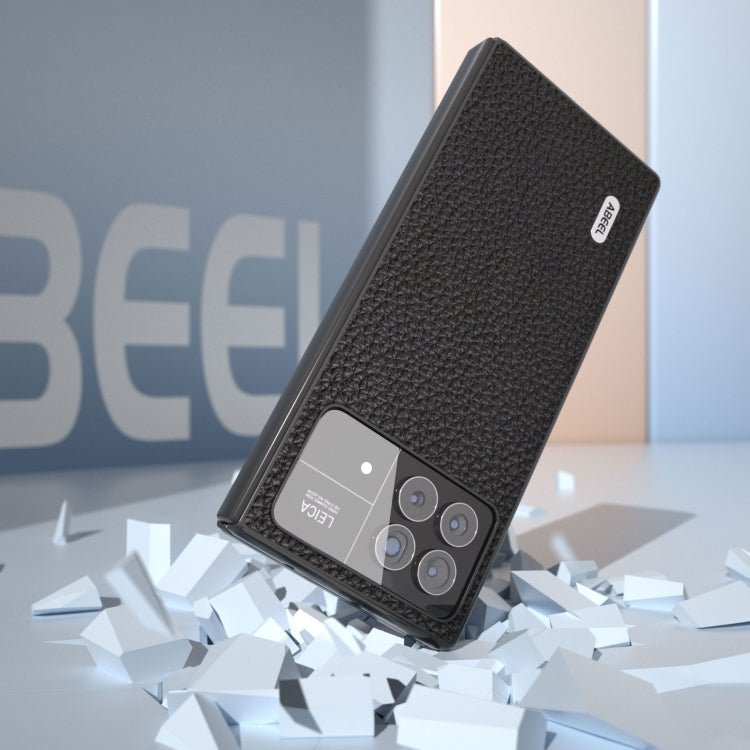 ABEEL Genuine Leather Litchi Texture Phone Case