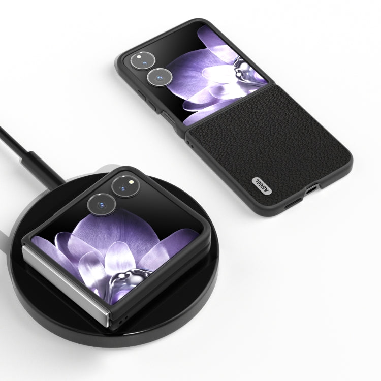 ABEEL Genuine Leather Litchi Texture Phone Case