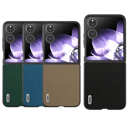 ABEEL Genuine Leather Litchi Texture Phone Case