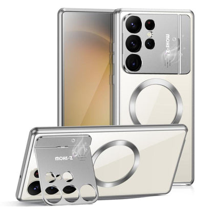 Aromatherapy Holder Single-sided MagSafe Magnetic Phone Case, For Samsung Galaxy S26 Ultra 5G, For Samsung Galaxy S25 Ultra 5G, For Samsung Galaxy S24 Ultra 5G, For Samsung Galaxy S23 Ultra 5G