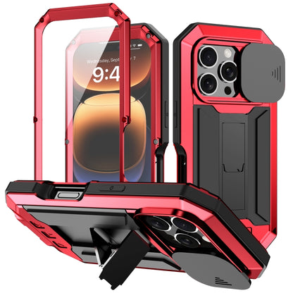 R-JUST Sliding Camera IP54 Life Waterproof Holder Phone Case, For iPhone Air, For iPhone 16 Pro Max, For iPhone 16 Pro, For iPhone 16 Plus, For iPhone 16, For iPhone 15 Pro Max